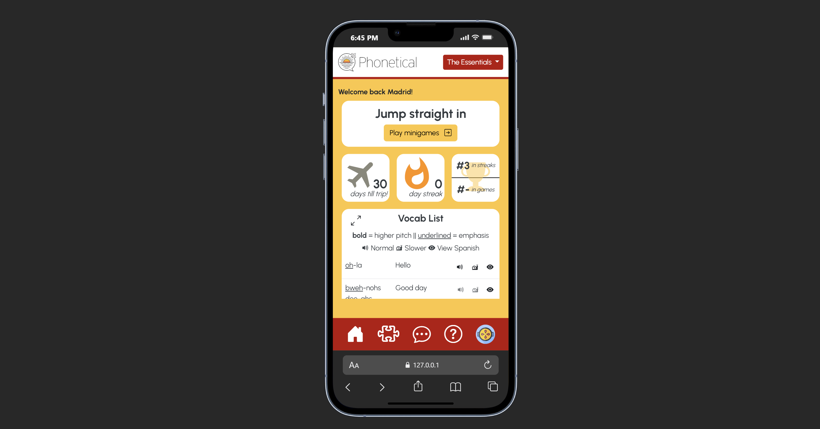 Language Learning App